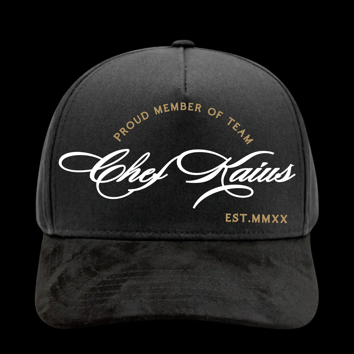 "I Support The Dream" Suede Hat - Caviar